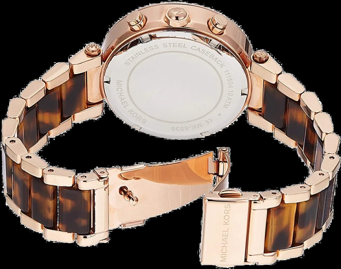 Michael Kors Parker MK5538 Acetate and Stainless Steel Women's Watch vue 3