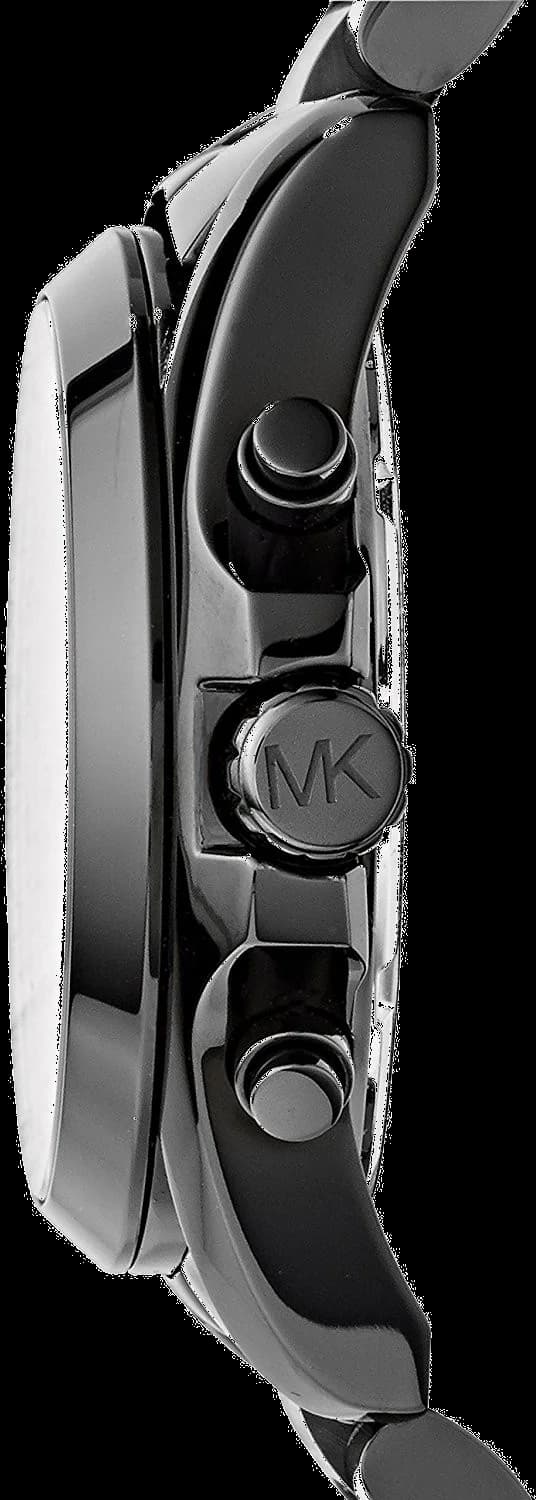 Michael Kors MK5550 Black Stainless Steel Chronograph Watch 45 mm vue 2