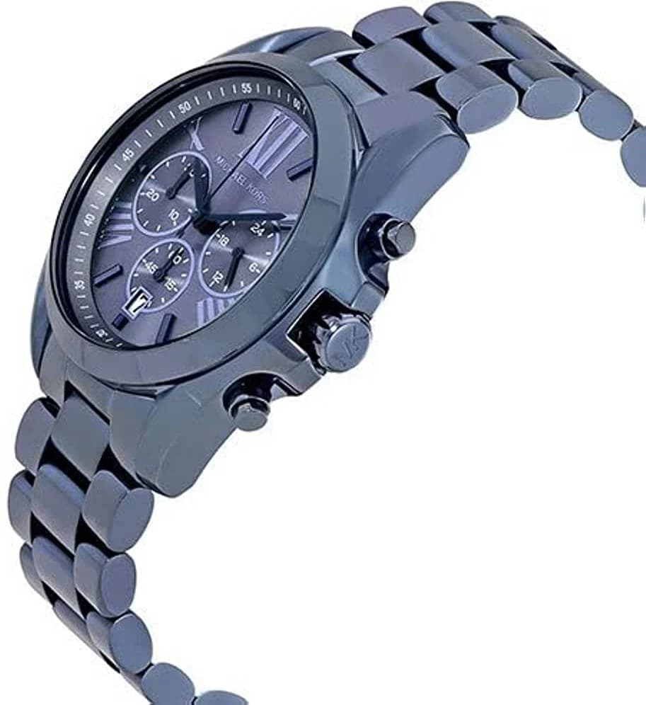 Michael Kors MK6248 Blue Stainless Steel Watch vue 2