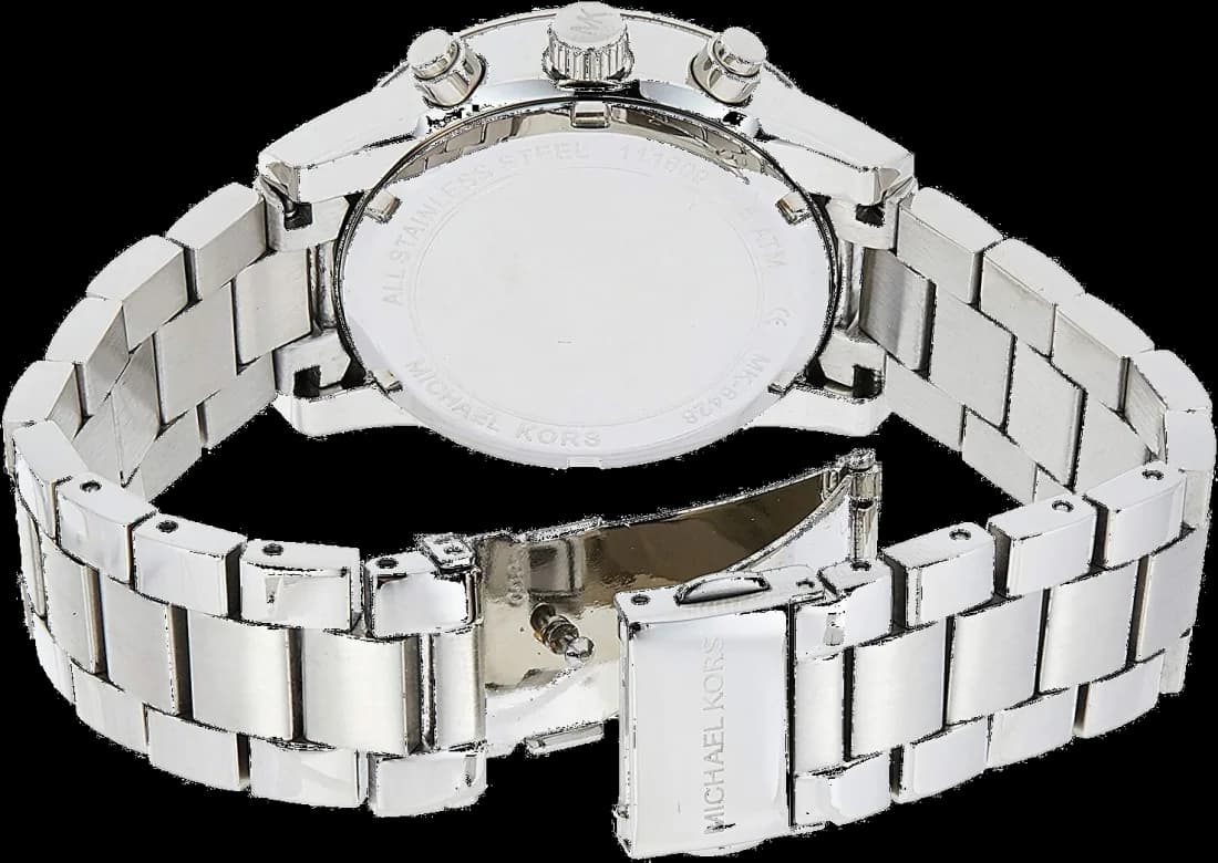Michael Kors MK6428 Ritz Silver Link Women's Watch vue 3