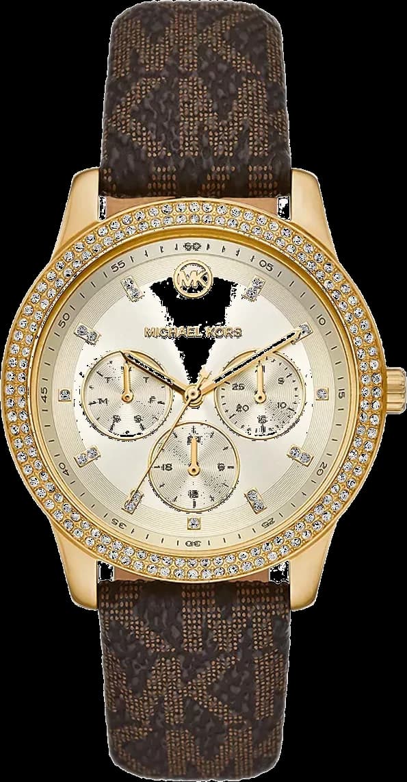 Montre Michael Kors MK6966 Tibby multifonction bracelet cuir marron