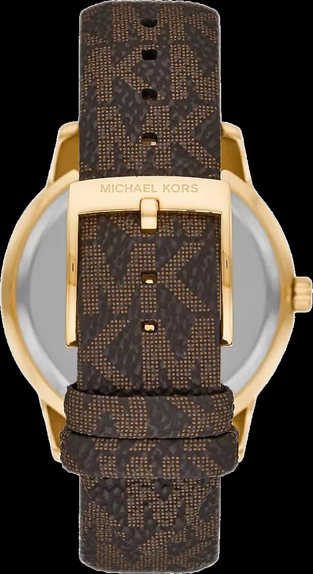 Michael Kors MK6966 Tibby Multifunction Brown Leather Strap Watch vue 2