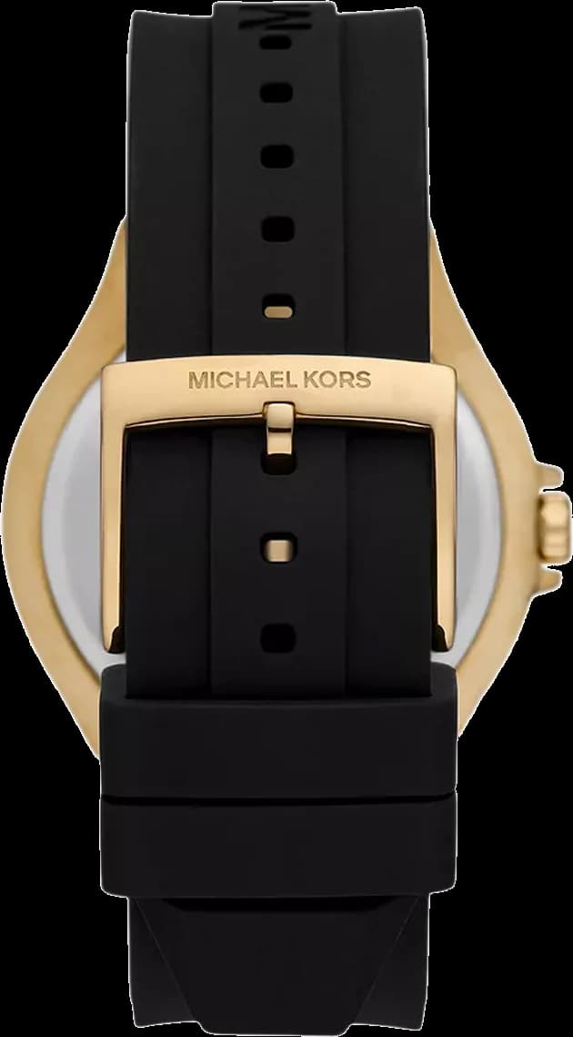 Montre Michael Kors MK7247 Lennox à Cadran Transparent et Bracelet Silicone Noir vue 2