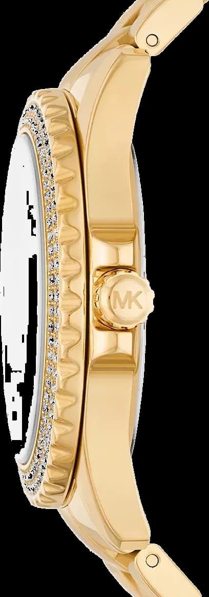 Michael Kors Everest MK7401 Gold Stainless Steel Bracelet Women's Watch vue 3