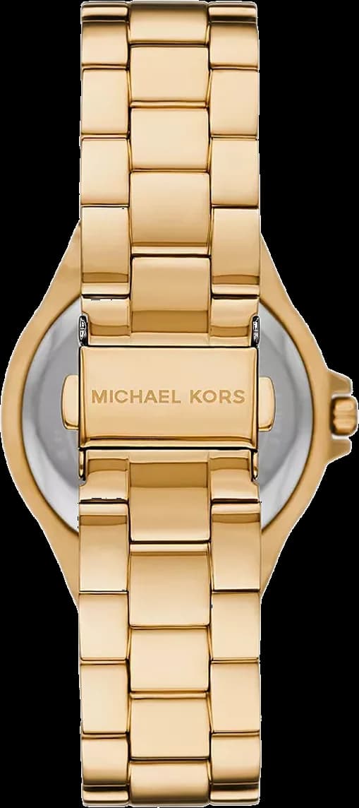 Michael Kors Lennox MK7404 Black Dial Gold Stainless Steel Bracelet Watch vue 2