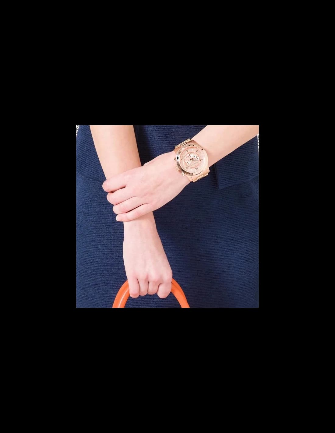 Montre Michael Kors MK8096 Chronographe en Acier Or Rose vue 4