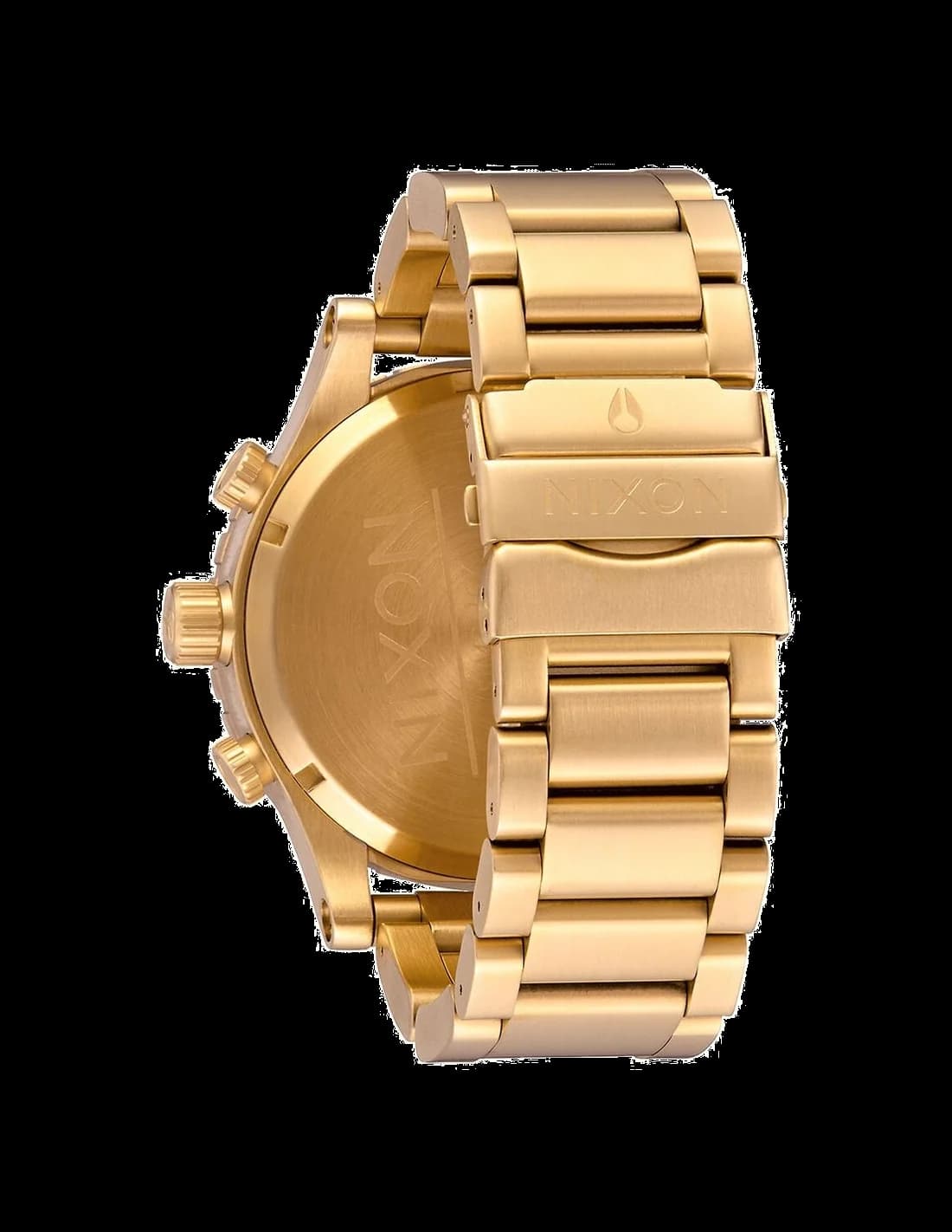 Montre Homme Nixon The 51-30 Chrono A083-510 en acier inoxydable doré vue 3