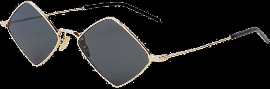 Lunettes de soleil Saint Laurent New Wave SL 302 LISA métal à forme géométrique vue 3