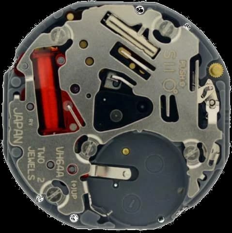 Seiko Instruments VH64 / VH64A Analog Quartz Movement vue 2