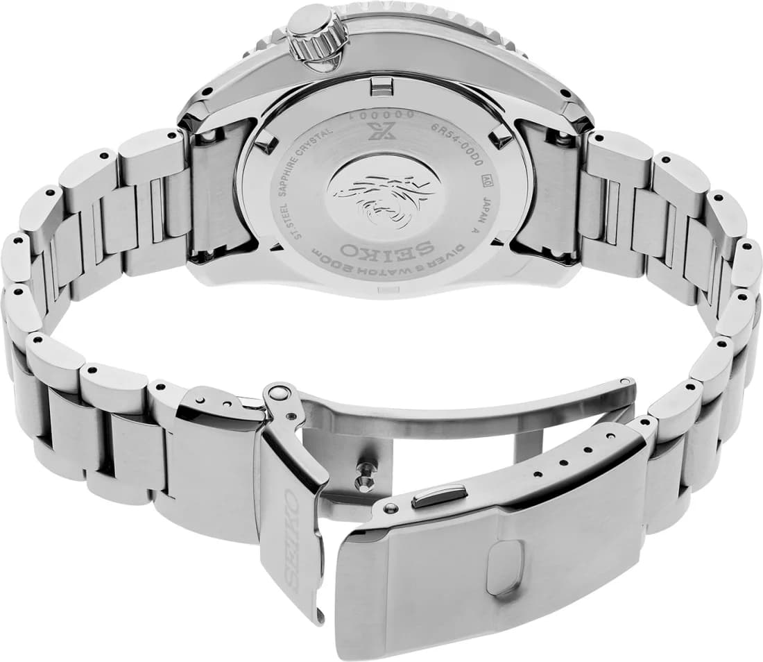Seiko SPB383J1 Prospex GMT Automatic Steel Black Dial Watch vue 4