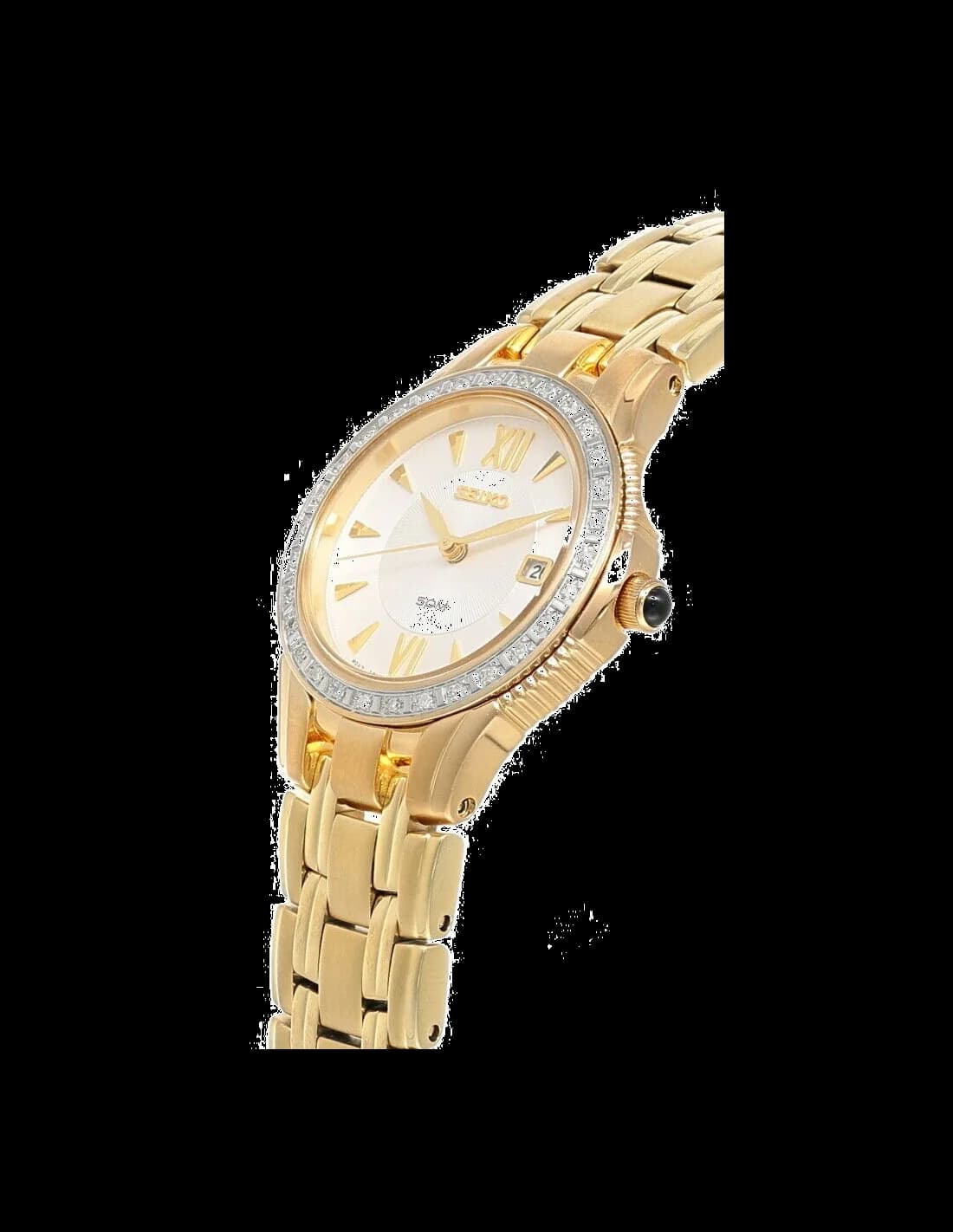 Seiko SXDA86 Grand Sport Women's Watch with Diamonds and Sapphire Crystal vue 2