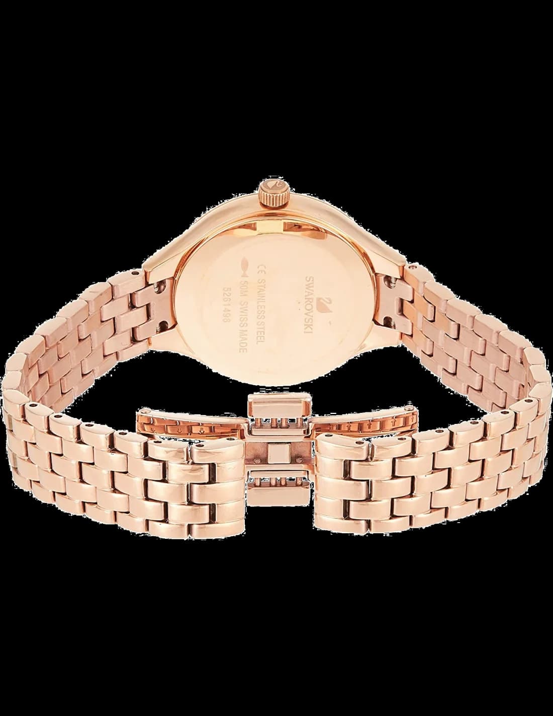 Swarovski 5261496 Stainless Steel Rose Gold with Moving Crystals Women's Watch vue 2