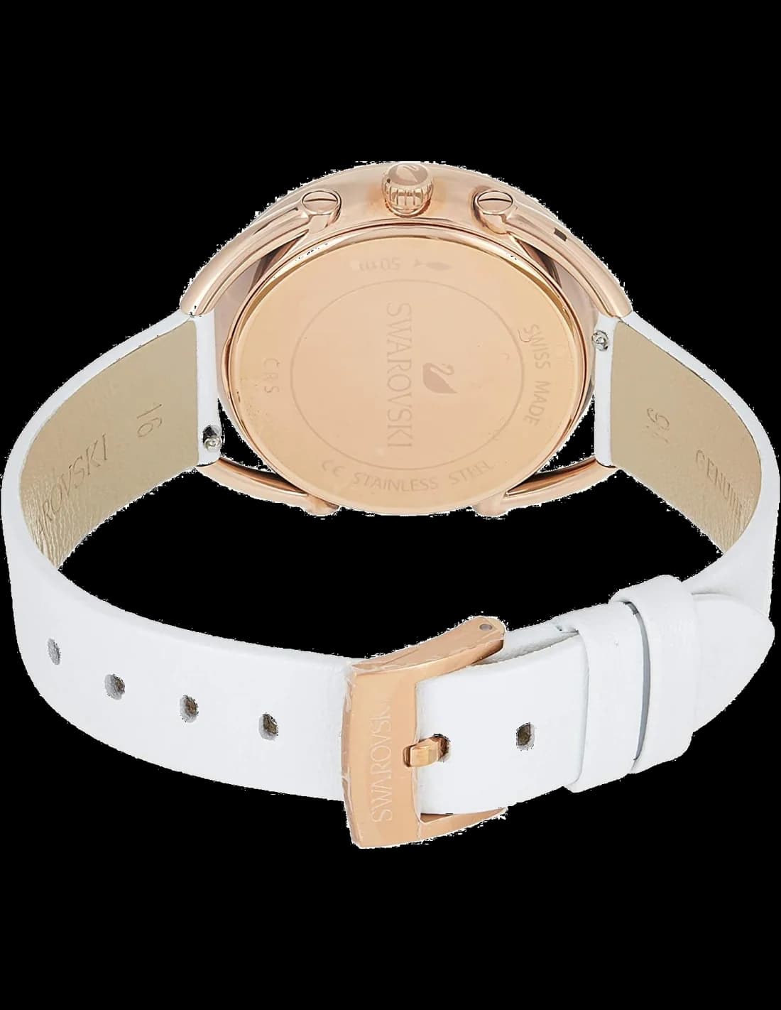 Swarovski 5452459 Crystalline Glam White Leather Women's Watch vue 3