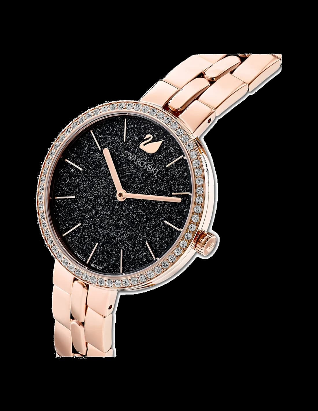 Swarovski Cosmopolitan 5517797 Black Diamond Powder Dial Women's Watch vue 2