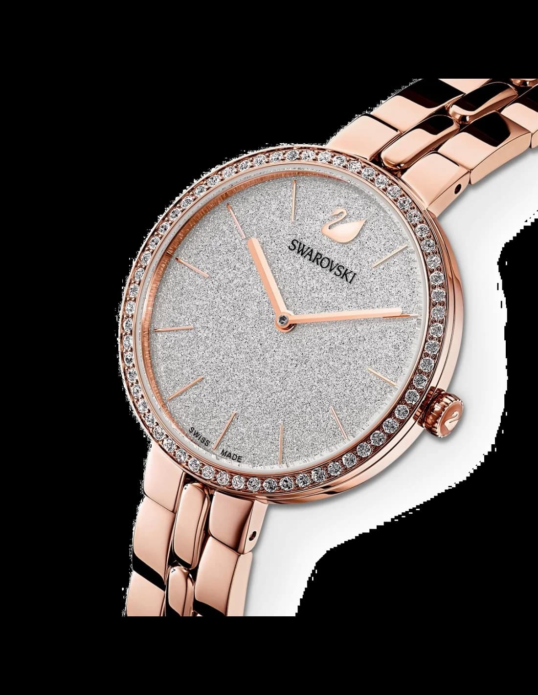Swarovski 5517803 Cosmopolitan Rose Gold Stainless Steel & Diamond Dust Women's Watch vue 2