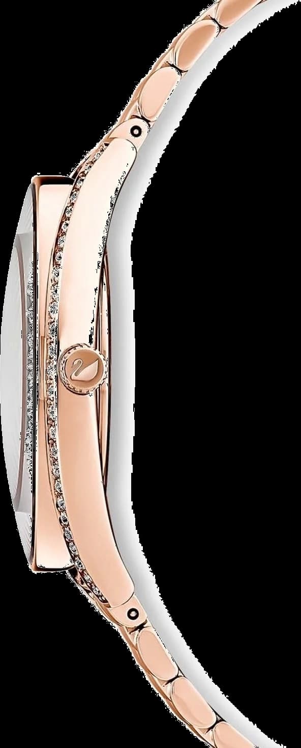 Swarovski 5547626 Crystal Flower Stainless Steel Rose Gold Women's Watch vue 2