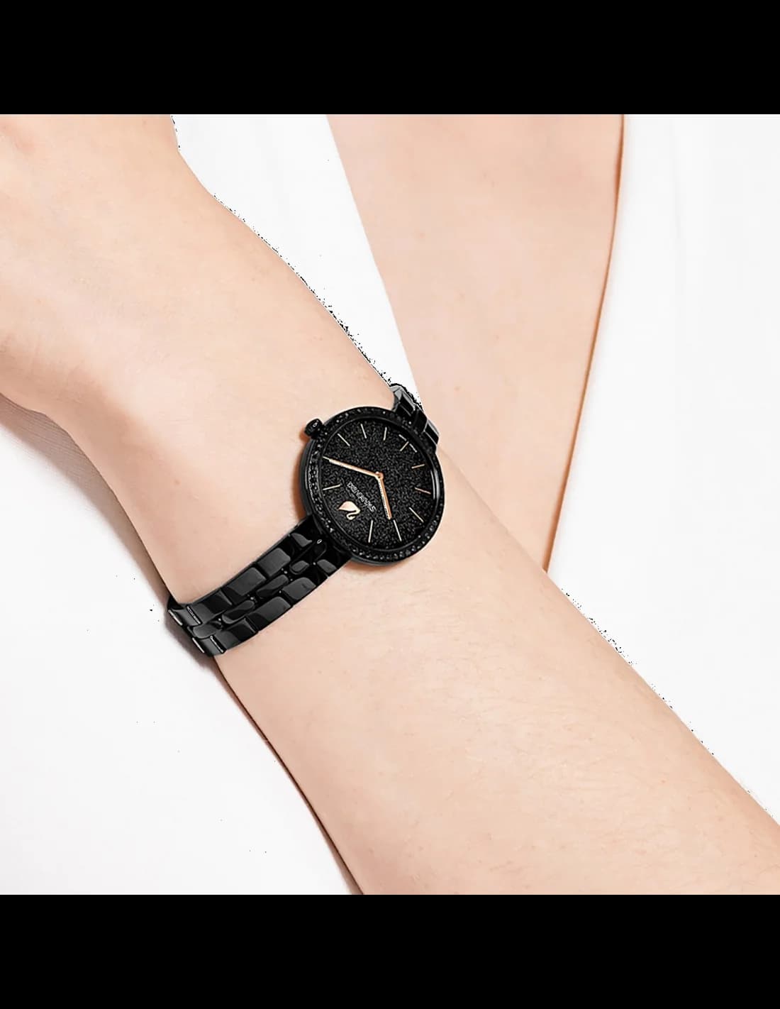 Swarovski Cosmopolitan 5547646 Black Diamond Powder Women's Watch vue 4