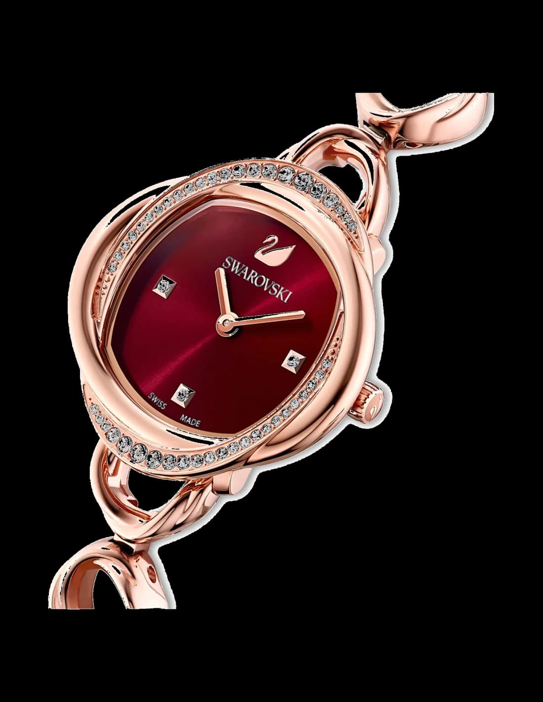 Swarovski 5552783 Stainless Steel Rose Gold and Crystal Women's Watch vue 2