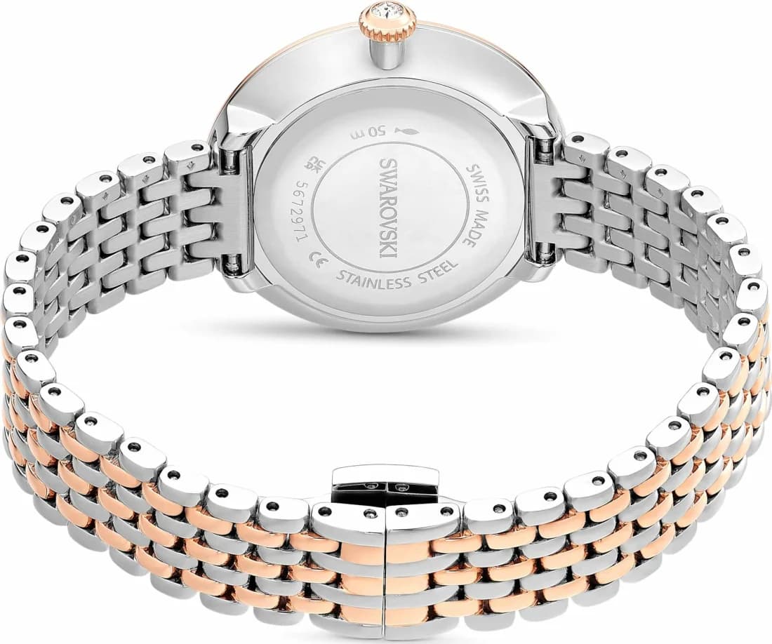 Swarovski Certa 5672971 Two-Tone Stainless Steel Bracelet Watch with Crystal-Set Case - Swiss Made vue 5