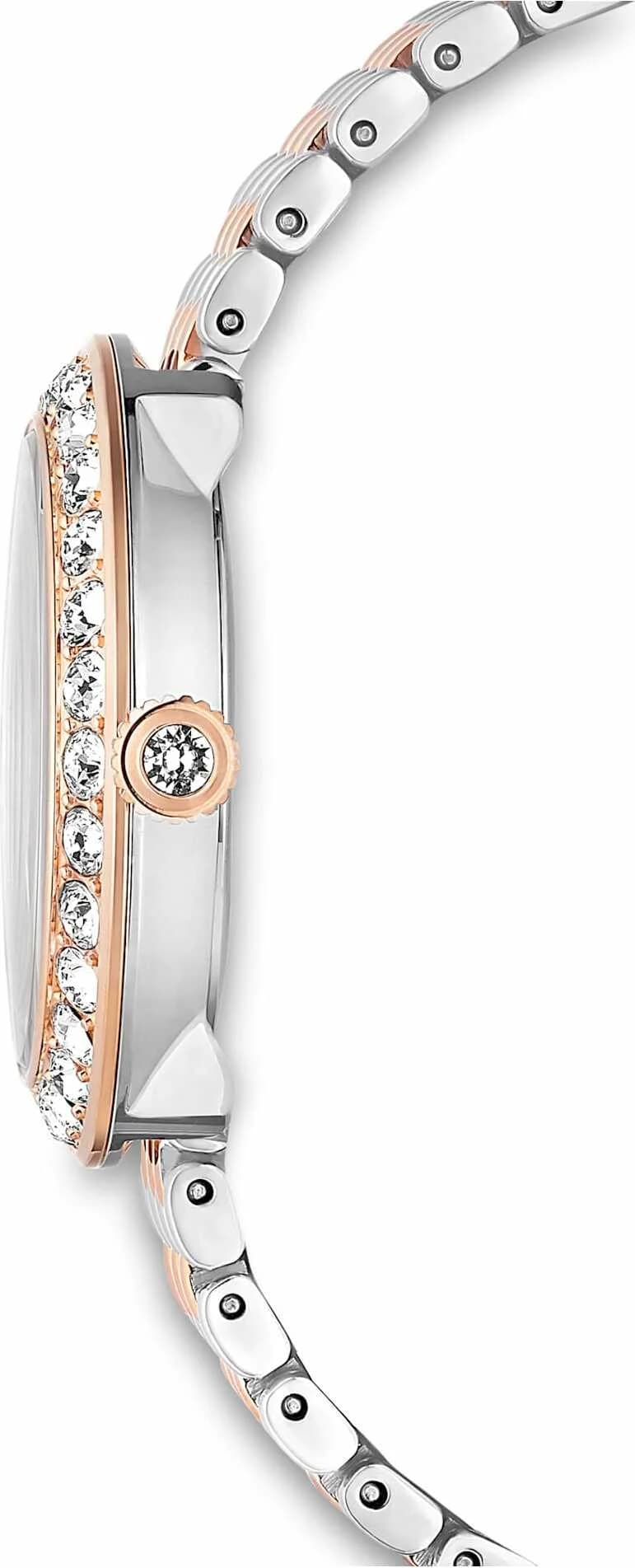 Swarovski Certa 5672971 Two-Tone Stainless Steel Bracelet Watch with Crystal-Set Case - Swiss Made vue 6