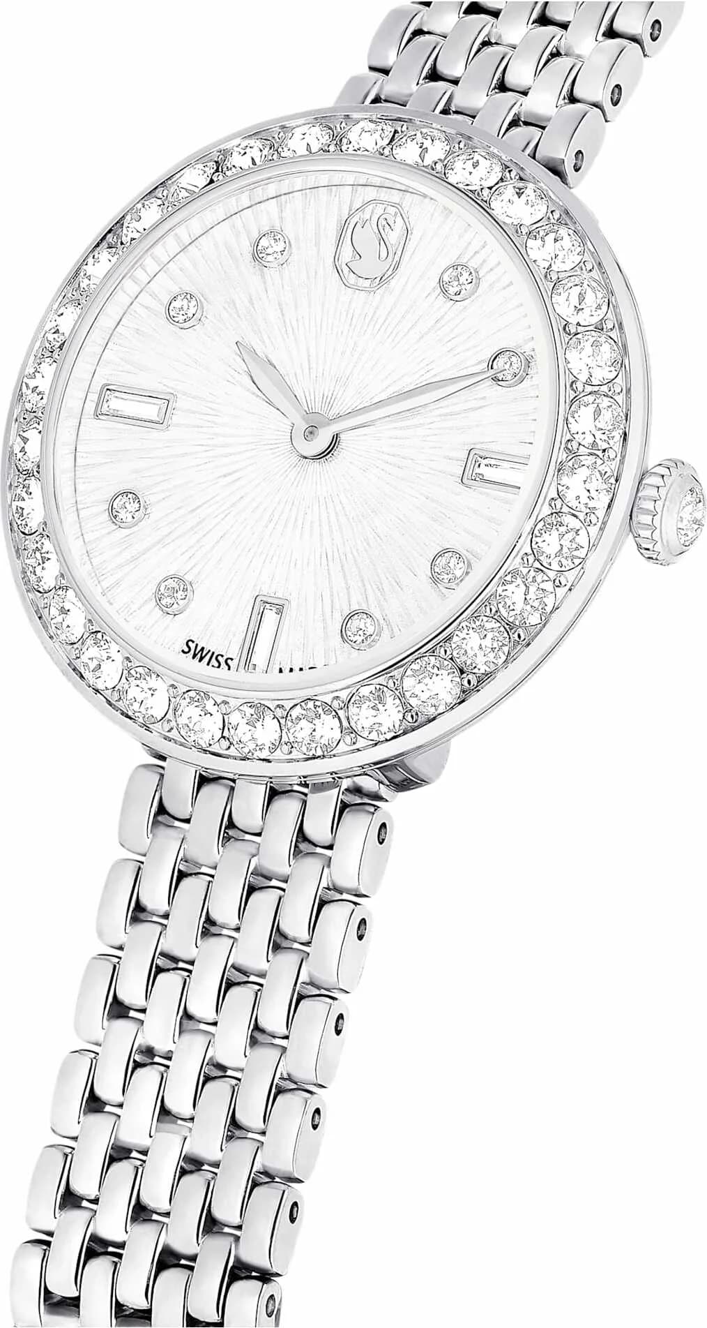 Swarovski Certa 5673022 Stainless Steel Bracelet Watch with Crystal-Set Case vue 2