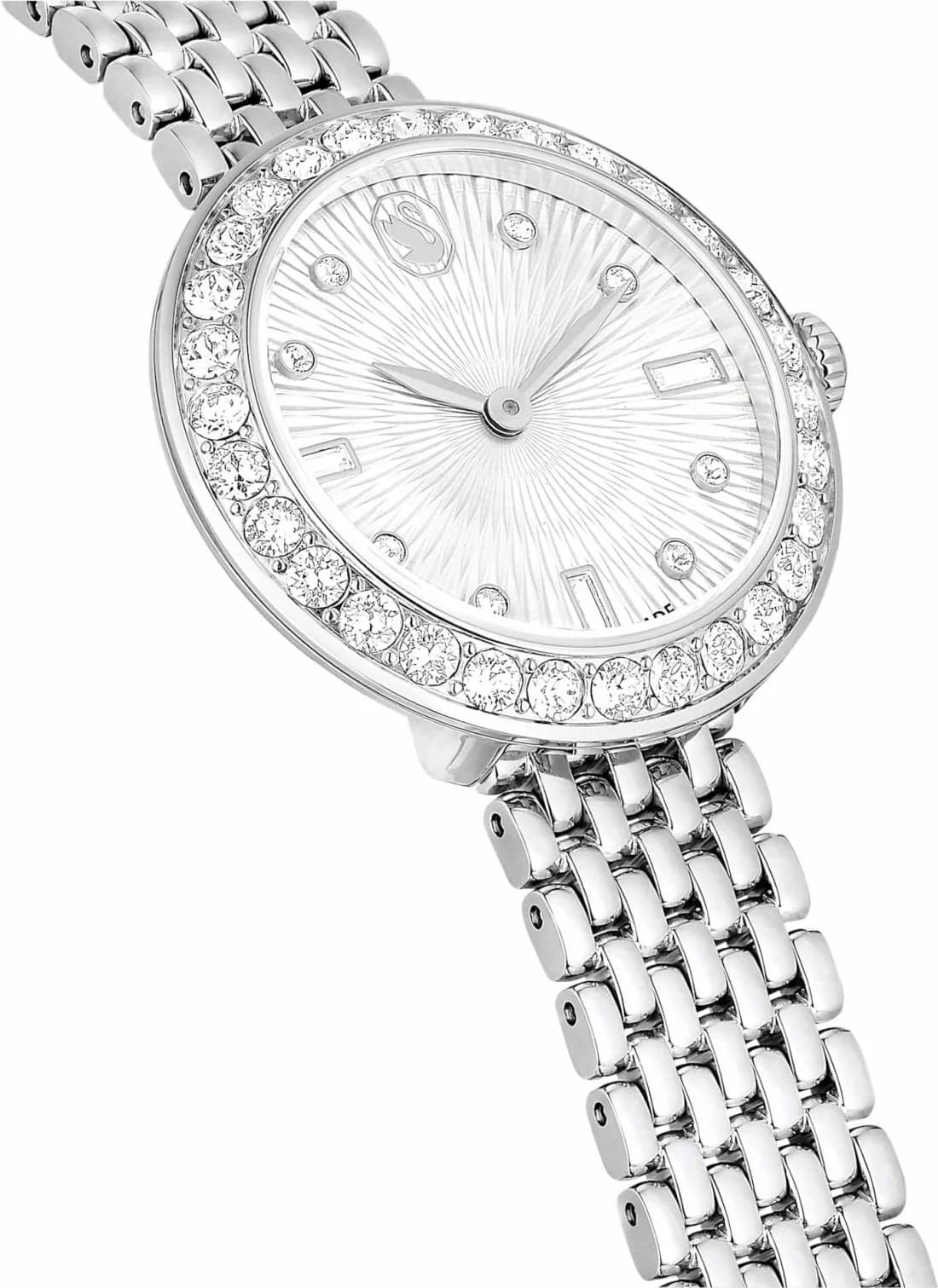 Swarovski Certa 5673022 Stainless Steel Bracelet Watch with Crystal-Set Case vue 3