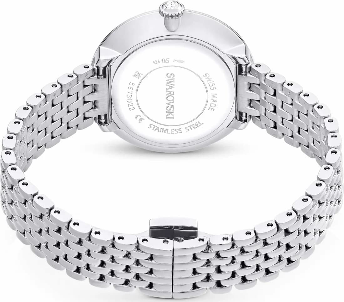 Swarovski Certa 5673022 Stainless Steel Bracelet Watch with Crystal-Set Case vue 6