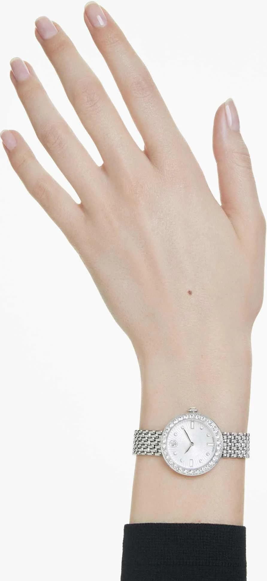 Swarovski Certa 5673022 Stainless Steel Bracelet Watch with Crystal-Set Case vue 8
