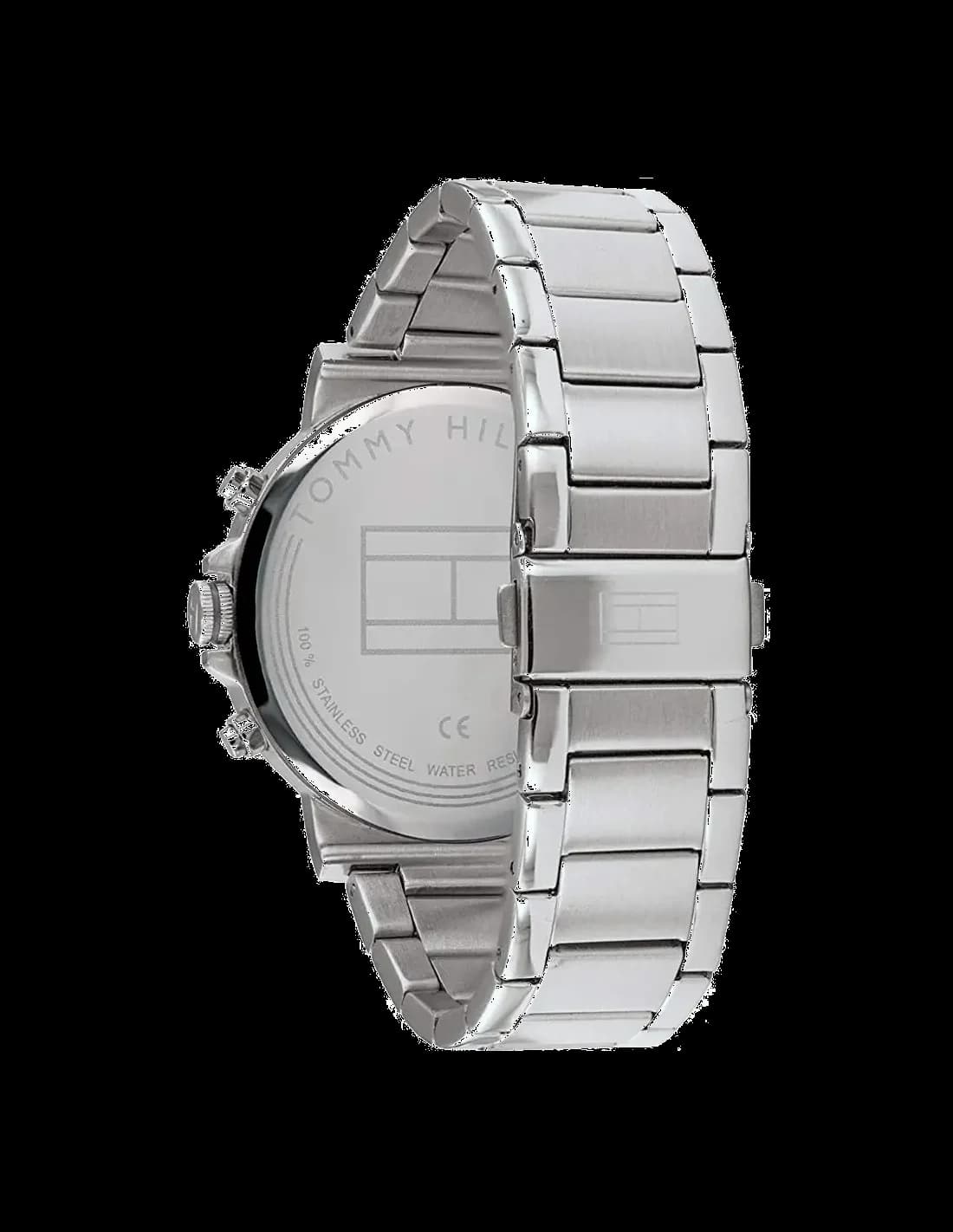 Montre Homme Tommy Hilfiger 1710382 Daniel Cadran Noir et Bracelet Cuir vue 3