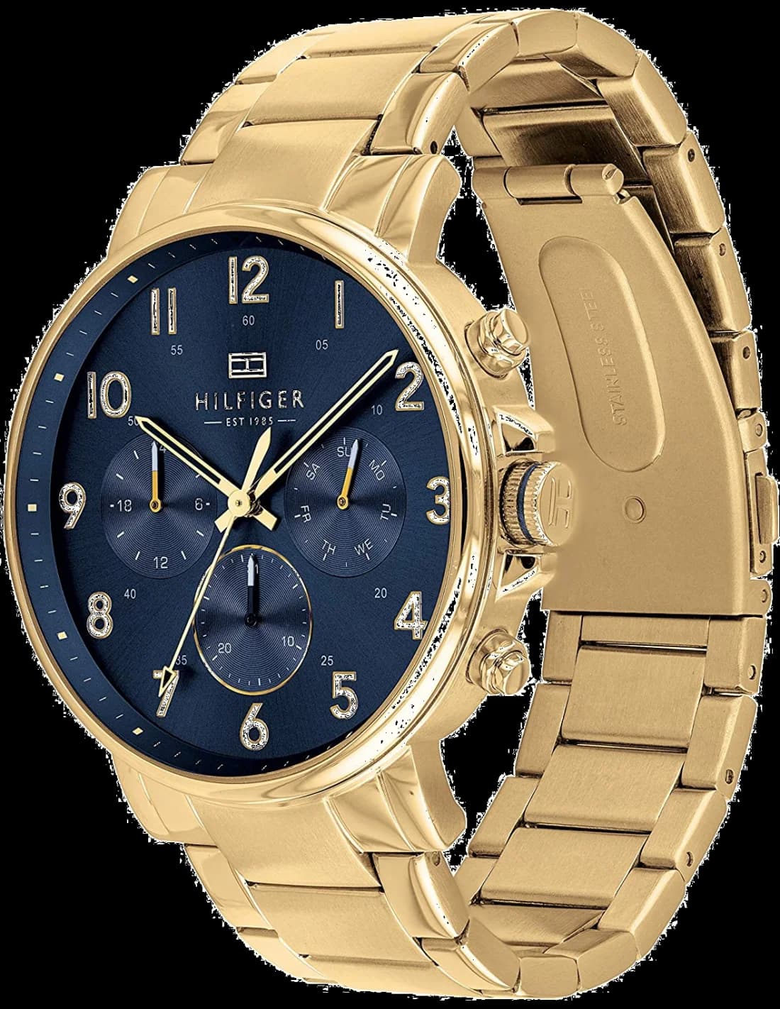 Tommy Hilfiger 1710384 Gold-Tone Stainless Steel Men's Watch vue 2