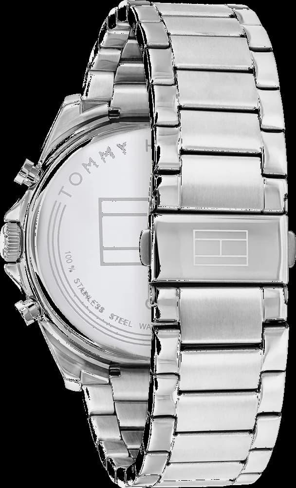Tommy Hilfiger 1710448 Baker Polished Steel Watch with Deep Blue Dial vue 3
