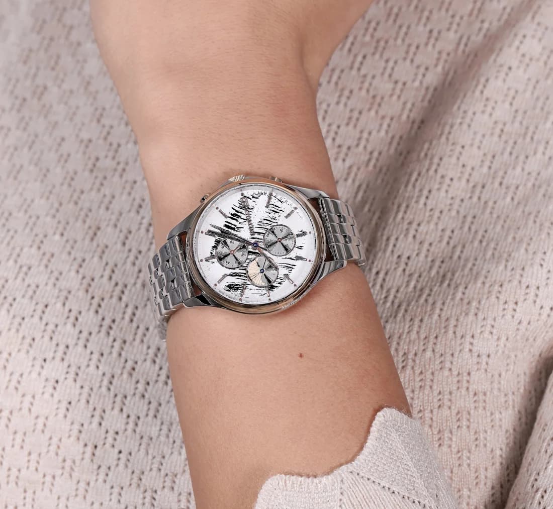 Montre Tommy Hilfiger 1782122 Whitney en acier argenté et cadran nacre vue 3