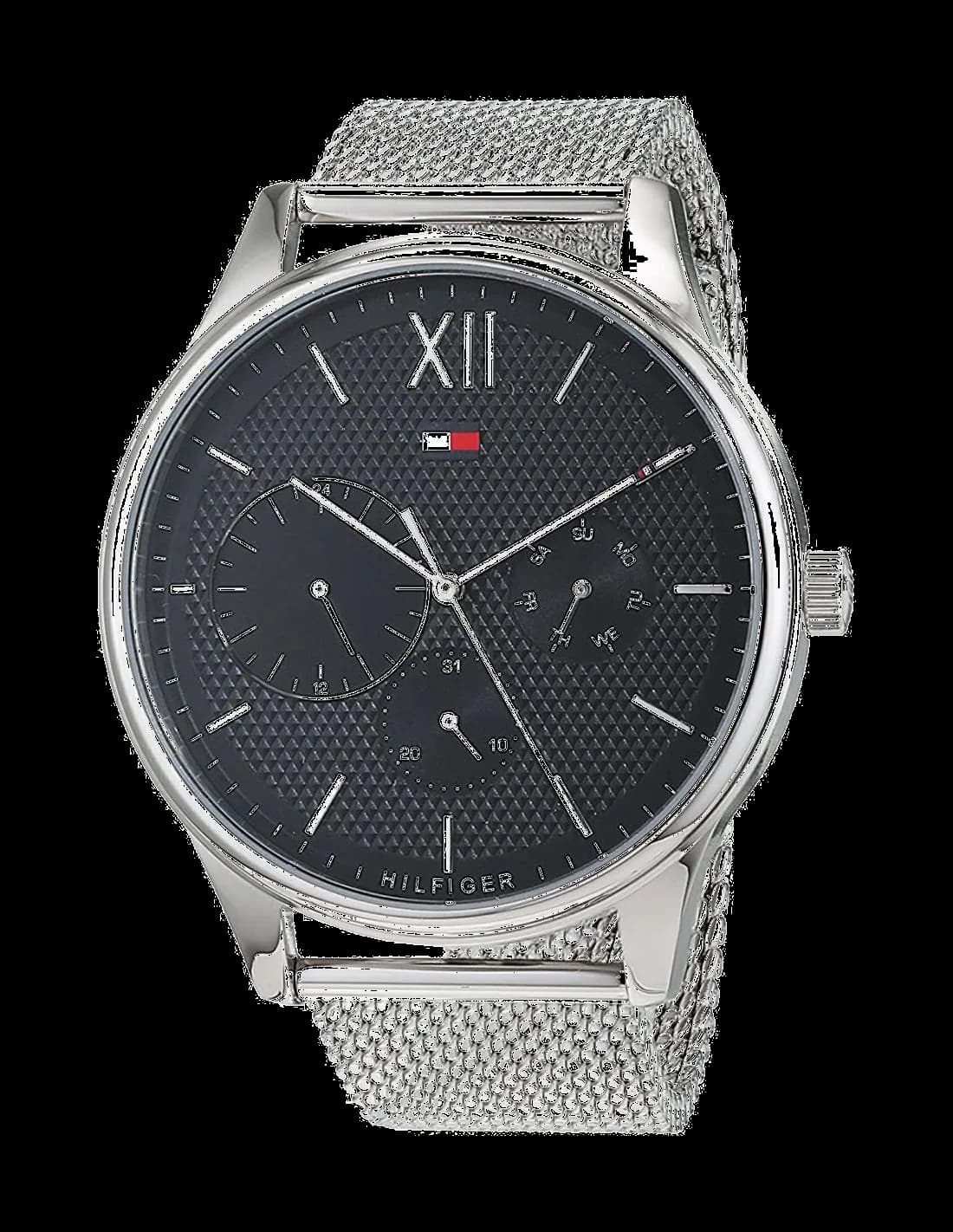 Montre Tommy Hilfiger 1791415 Damon en maille milanaise argentée