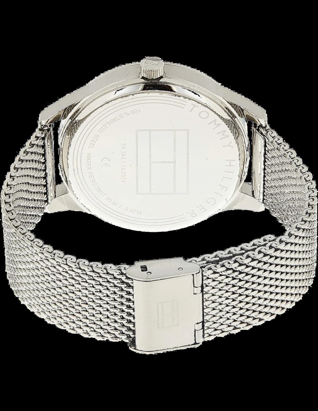 Tommy Hilfiger 1791415 Damon Silver Milanese Mesh Men's Watch vue 3