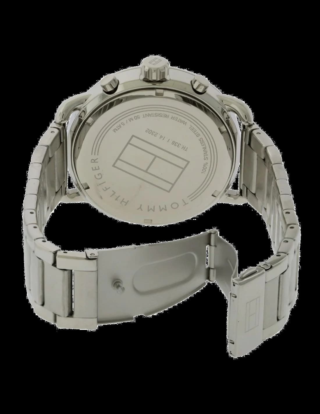 Tommy Hilfiger 1791422 Briggs Silver Stainless Steel Watch with Black Dial vue 4