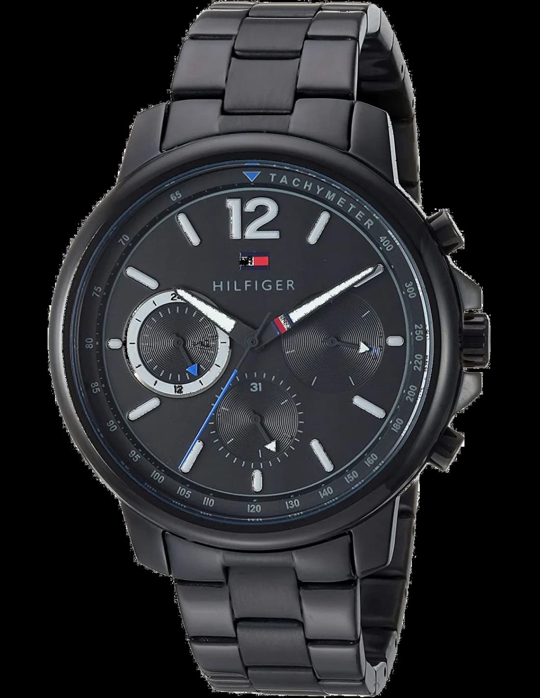 Montre Homme Tommy Hilfiger 1791529 Landon Chronographe Acier Noir