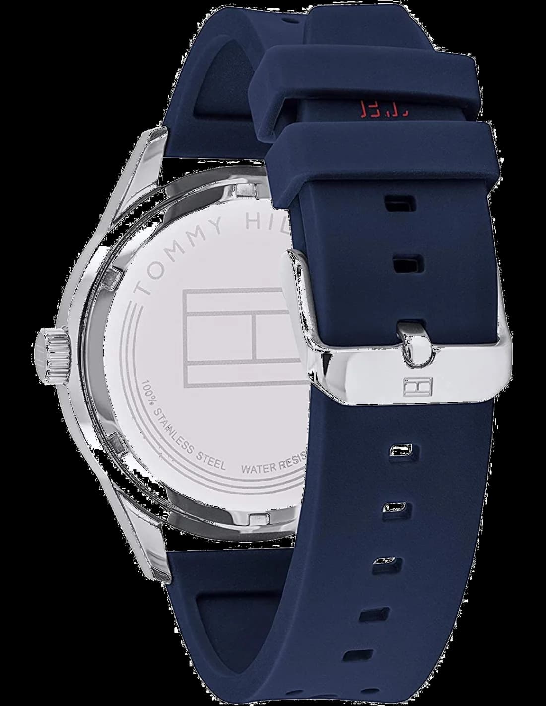 Tommy Hilfiger 1791635 Austin Blue Dial and Brown Leather Strap Men's Watch vue 2