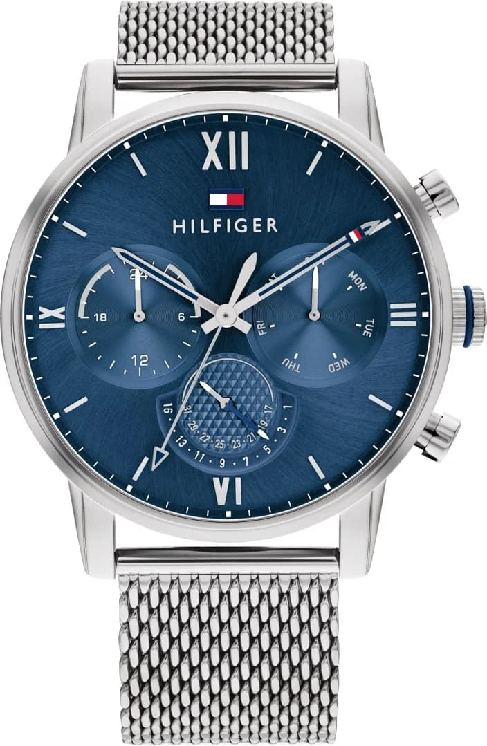 Montre Tommy Hilfiger 1791881 Sullivan Acier Maille Milanaise et Cadran Bleu