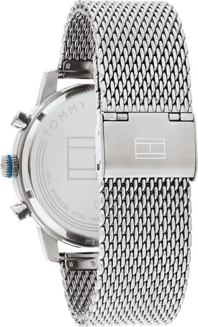 Tommy Hilfiger 1791881 Sullivan Stainless Steel Milanese Mesh Blue Dial Watch vue 3