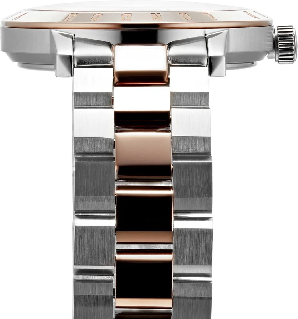 Vivienne Westwood VV152RSSL Two-Tone Steel and Silver Dial Watch vue 2