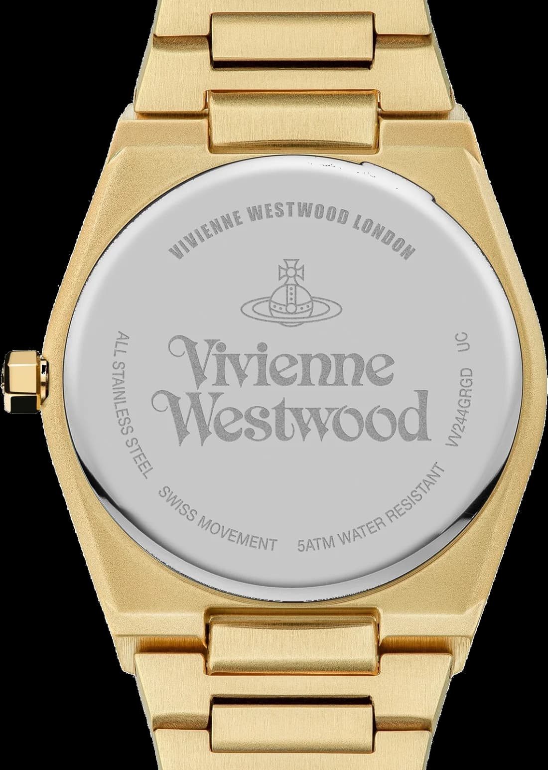 Vivienne Westwood Limehouse VV244GRGD Gold Stainless Steel Bracelet Green Dial Women's Watch vue 4
