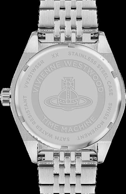 Vivienne Westwood Lady Sydenham VV251WSSR Two-Tone Steel Bracelet Silver Dial Women's Watch vue 3