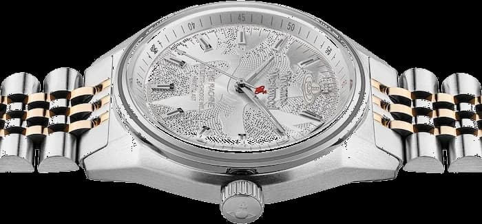 Vivienne Westwood Lady Sydenham VV251WSSR Two-Tone Steel Bracelet Silver Dial Women's Watch vue 5