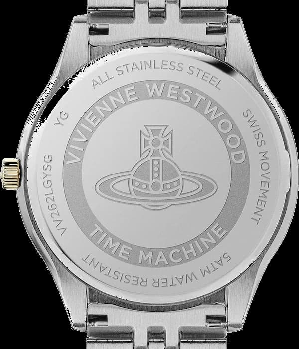 Vivienne Westwood Camberwell VV261BYSG Two-Tone Steel Bracelet Purple Dial Women's Watch vue 3