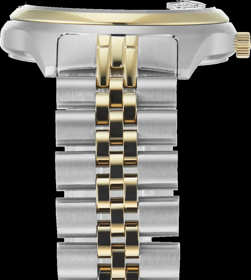 Vivienne Westwood Camberwell VV261BYSG Two-Tone Steel Bracelet Purple Dial Women's Watch vue 5