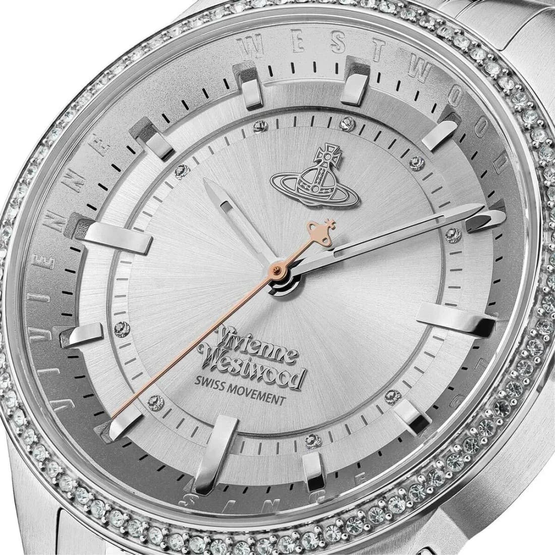 Vivienne Westwood VV262WSSR East End Bicolour Steel and Rhinestone Women's Watch vue 3