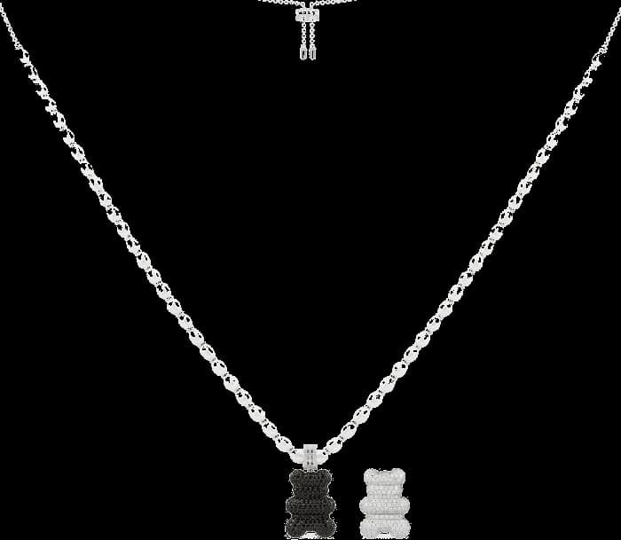 Collier APM Monaco ajustable Yummy Bear (CLIP) Mood XL motif nounours avec perles