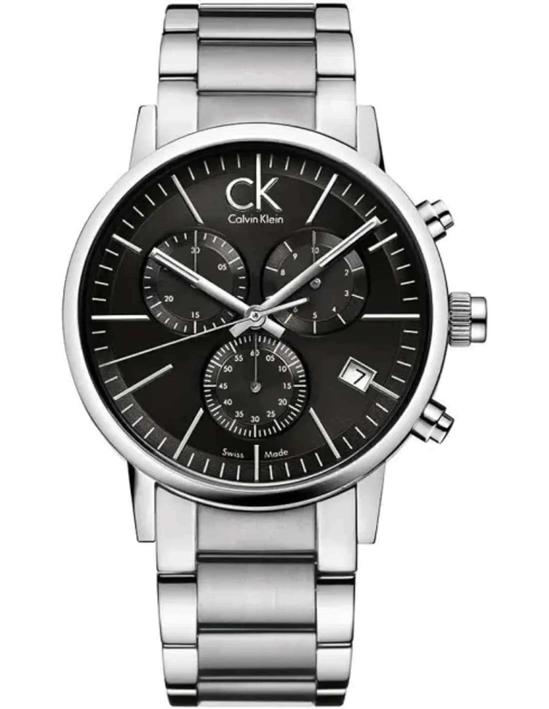 Calvin Klein CK Chrono Post-minimal K7627161 Black Dial Watch