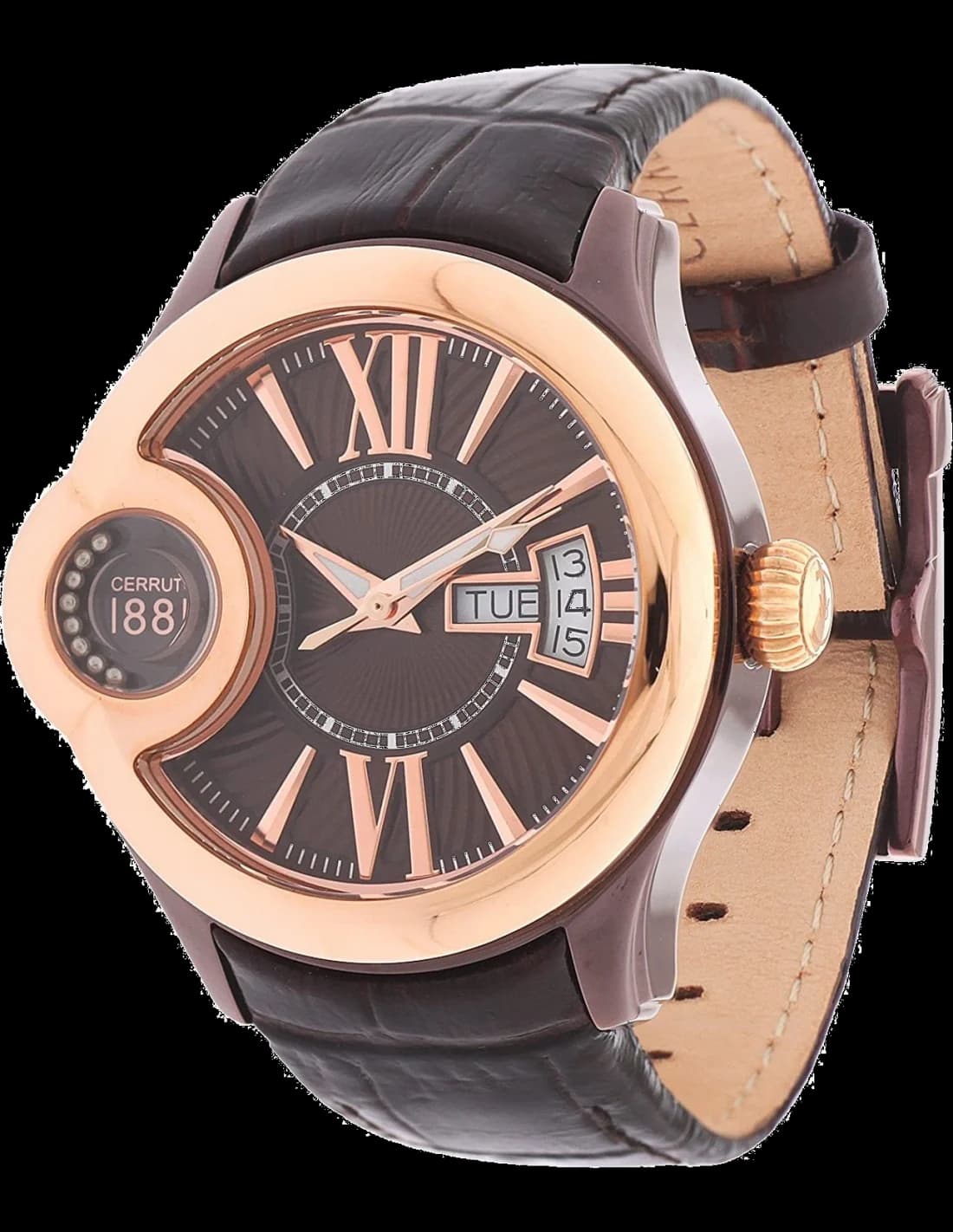 Montre Femme Cerruti 1881 CRM043L233F Bracelet cuir marron