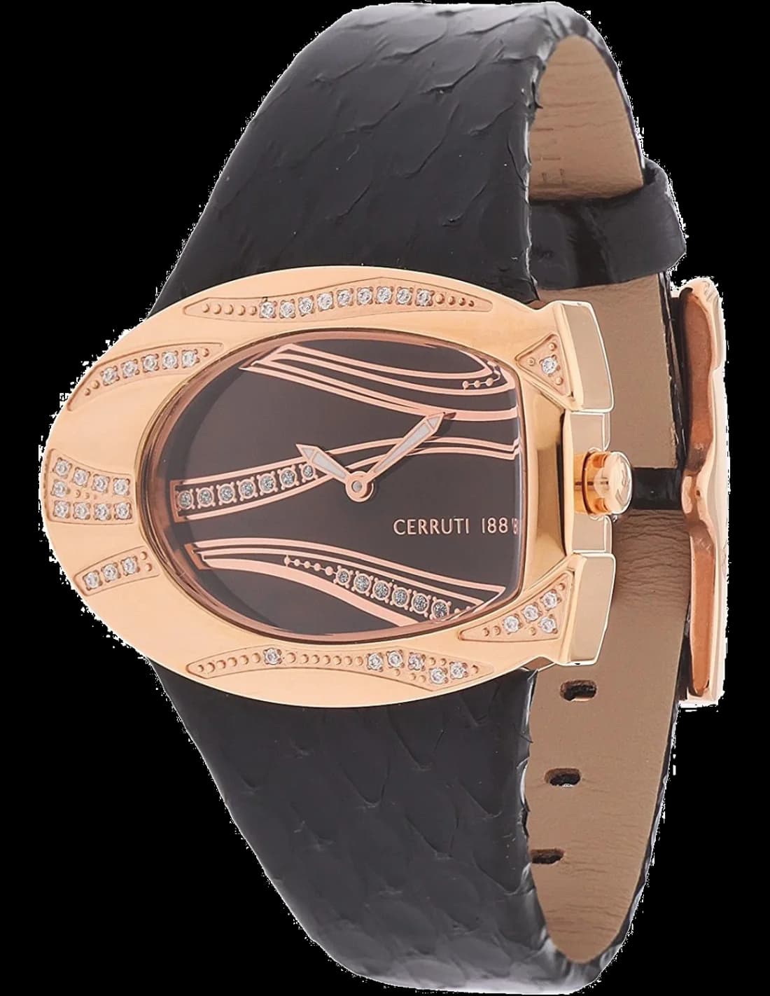 Cerruti 1881 CRP003R262A Black Leather Strap Women's Watch